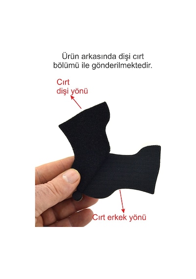 Dalgalı Türkiye Bayrak - Cırt - Patch - Peç - Arma Kırmızı