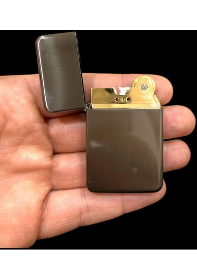 Koyu Füme Benzinli Metal Çakmak 109427