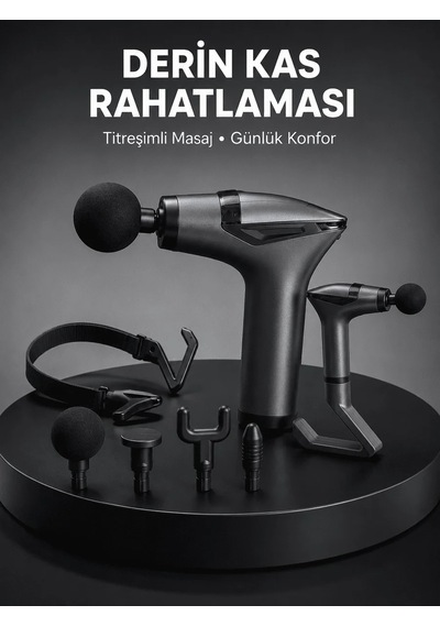 Lb Taşınabilir 3in1 Masaj Aleti Şarjlı Titreşimli Esneme Bantlı Yeni Nesil Çok Renkli