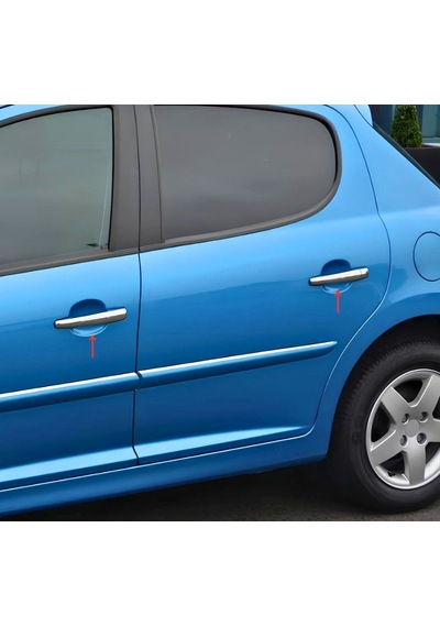 Ebal Otomotiv Citroen C4 PICASSO Krom Kapı Kolu 4 Kapı 2006 Üzeri P. ÇELİK