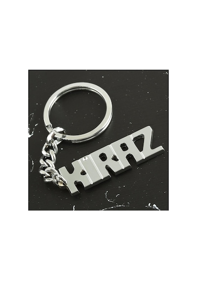 Kiraz - 384 - İsimli Anahtarlık - Nazblsmm - Gümüş Rengi