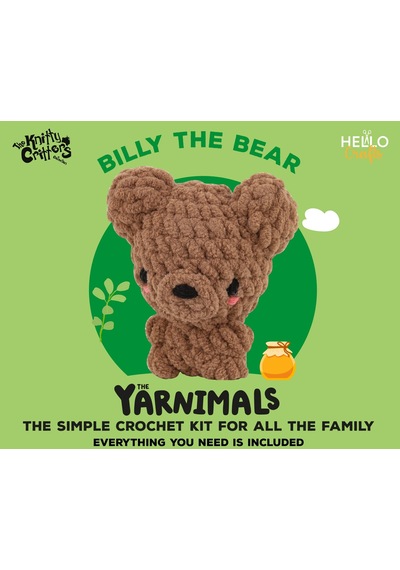 Bakgelal Amigurumi Ayı Yapım Kiti Aile Ve Çocuk Aktivite Seti Başlangıç Seviyesi Tığ Örgü Seti