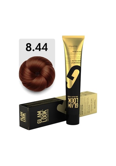 Look Kalıcı Saç Boyası 8.44 Açık Kumral Yoğun Bakır 100 Ml Koruyucu, Nemlendirici, Besleyici Yağlar, Dü