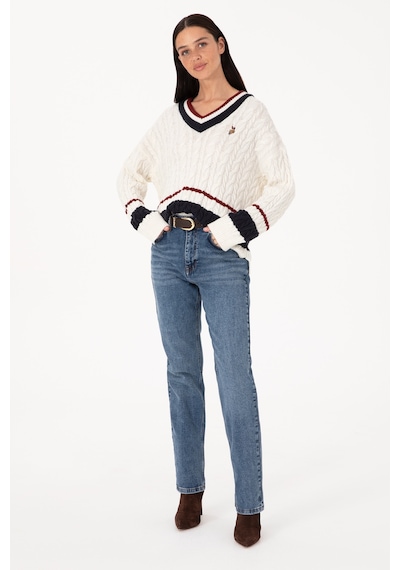 U.s. Polo Assn. Kadın Mavi Pantolon Jean 50310126-dn0022 Mıd Blue