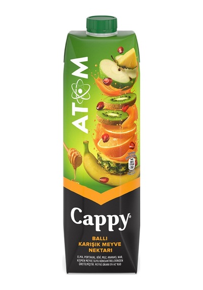 Cappy Atom Ve Karışık Meyve Suyu 1 Lt 6 Lı Karma Paket