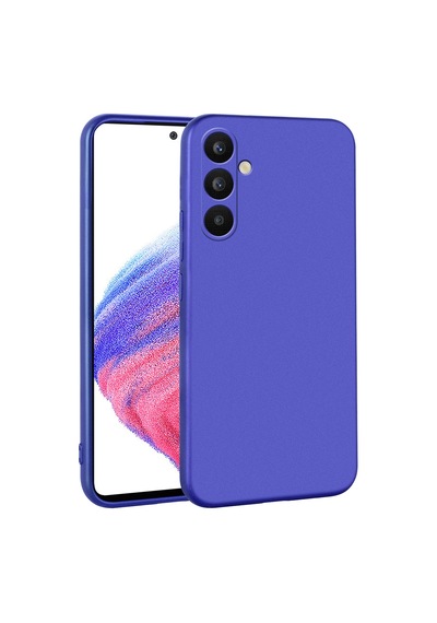 Zore Galaxy A34 Kılıf Ogaa Premier Silikon Kapak - Saks Mavi