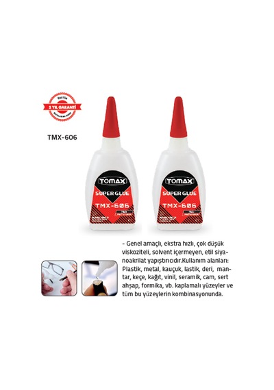 Hızlı Yapıştırıcı 20 Gr Tmx-606 30 Adet