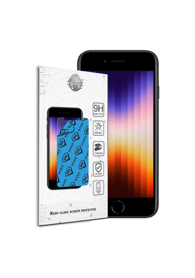 Apple Uyumlu   iPhone SE 3 2022 Nano Ekran Koruyucu Kırılmaz Esnek Cam