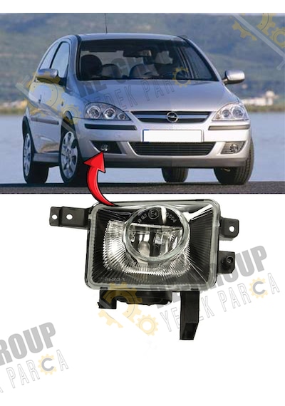 Opel Corsa C Ön Sis Farı Makyajlı Kasa 2004-2006 -sağ-