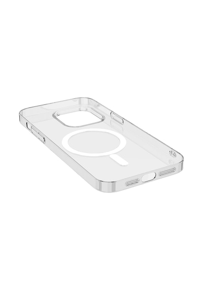 Apple Uyumlu iPhone 15 Plus Kamera Korumalı M-safe Şarj Özellikli Şeffaf Mkst London Silikon Kapak - Şeffaf Şeffaf