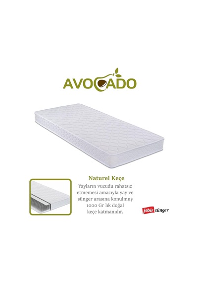 Opalin Avocado Jakarlı Kumaş Ortopedik Yaylı Yatak Lüx Soft Ortopedik Yaylı Yatak 80x130 Cm Yaylı Yatak Diğer Opalin Avocado Jakarlı Kumaş Ortopedik Yaylı Yatak Lüx Soft Ortopedik Yaylı Yatak 80x130 Cm Yaylı Yatak Diğer