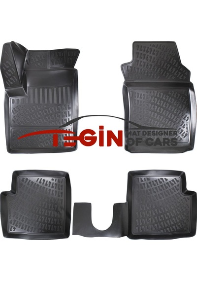 Fiat 500 C 2007 Sonrası 1.4/1.6 Siyah 3d Havuzlu Paspas