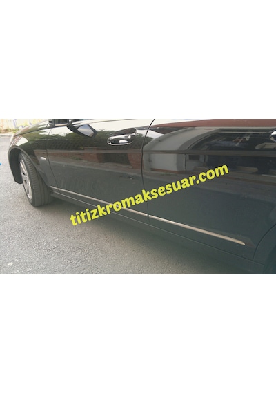 Mercedes W204 C180 Krom Yan Kapı Çıtası Aksesuarı 6 Parça P.Çelik