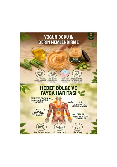 Alfalife Kuyruk Yağlı & Bamya Tohumu Yağlı Masaj Kremi 210 Ml - Bitkisel İçerikli Vücut Masaj Kremi