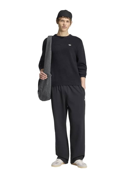 Adidas Knıtted Erkek Spor Sweatshırt - Ks4891 Siyah
