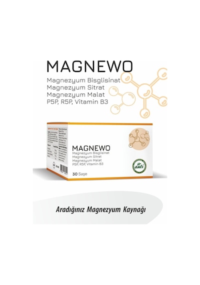 Magnewo Efervesan Magnezyum Sitrat Malat Glisinat