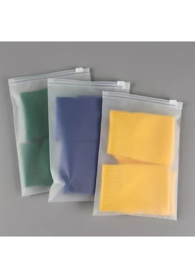 40 X 50 Cm Fermuarlı Buzlu Kargo Poşeti -130mikron 100 Adet Valiz Ve Dolap Içi Düzenleyici Buzlu Fermuarlı Poşet Torba