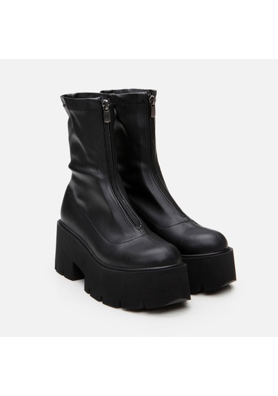 Hotiç Siyah Kadın Topuklu Bot 01boh297730a100 Siyah-black Siyah