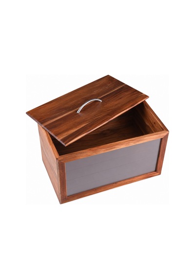 Akasya Ekmek Dolabı 37x22x24 Kahverengi
