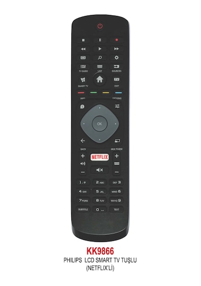 Philips Uyumlu LCD SMART TV TUŞLU (NETFLIX’Lİ) KUMANDA