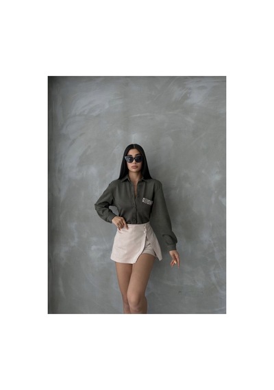 Verymoda Süet Gömlek - F1517 Haki