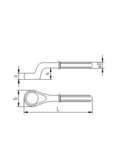 İzeltaş Boru Uzatmalı Yıldız Anahtar 24 MM