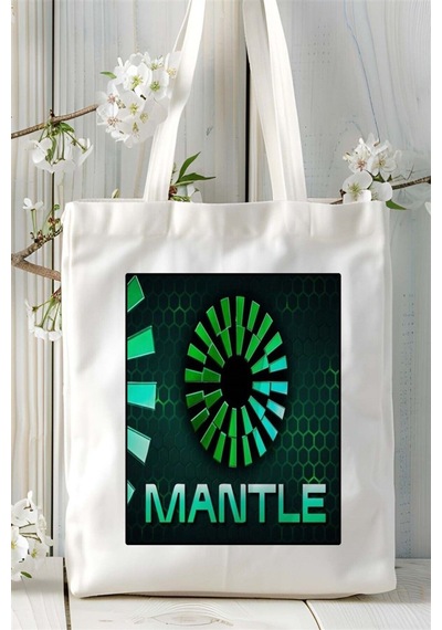 Art Hediye Mantle Baskılı Bez Çanta Omuz Çantası Kişiye Özel Desen 3 Çok Renkli