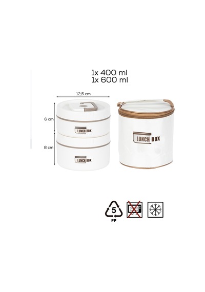 Porsima 25012 Isı Yalıtımlı Paslanmaz Çelik Lunch Box Sefer Tası