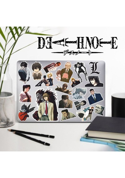 Death Note Sticker Seti Laptop Ajanda Notebook Tablet Telefon Defter Etiket Bullet Journal Diğer