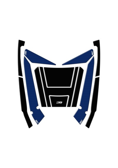 Gp Kompozit Honda Forza 250 2018-2025 Uyumlu Çanta Pad Seti Mavi