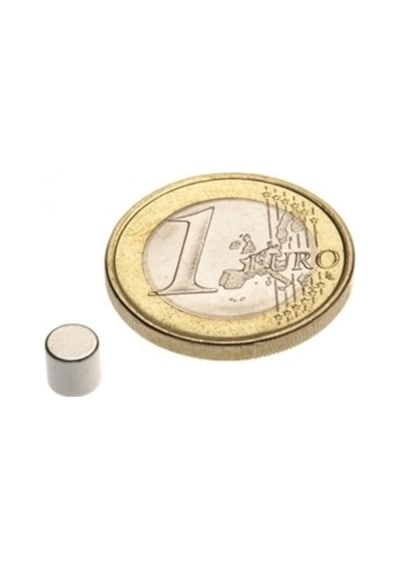 5 X 5 Mm Yuvarlak Neodyum Mıknatıs- 10 Adet