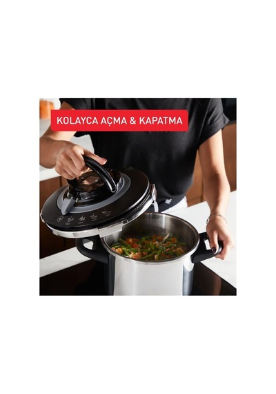 Tefal Tefal Clipso+ Chef Düdüklü Tencere - 6 Litre Çok Renkli