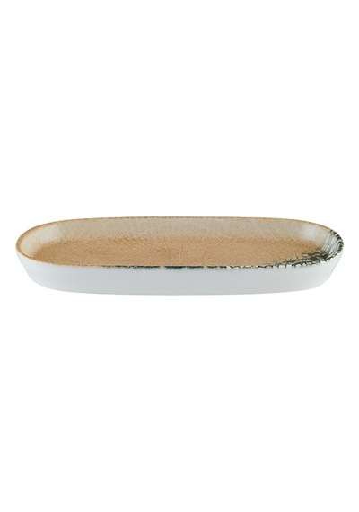 Fish Hygge 21cm 2 Adet Porselen Oval Tabak Seti
