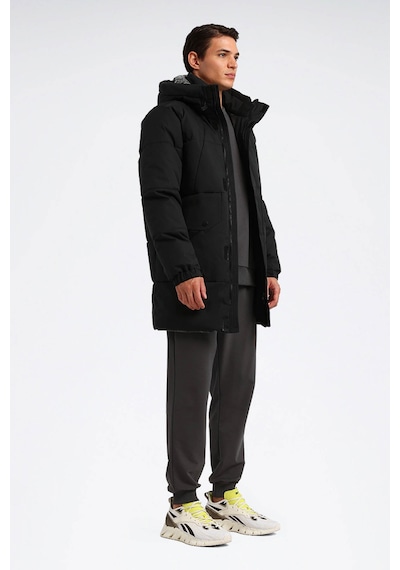 Reebok Uzun Kaban Erkek Siyah Genowefa Long Jacket 000000000102032014