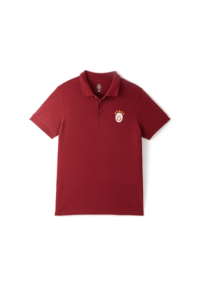 Gsstore Galatasaray 5 Yıldız Klasik Logo Polo T-shirt E251403 Bordo