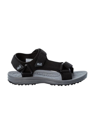 Jack Wolfskin 4052011 Wave Breaker M Black Erkek Sandalet Siyah