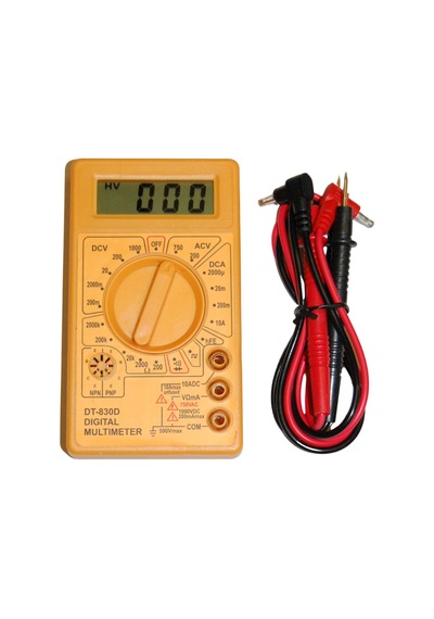Dt830d Buzzerlı Dijital Multimetre Pil Hediyeli