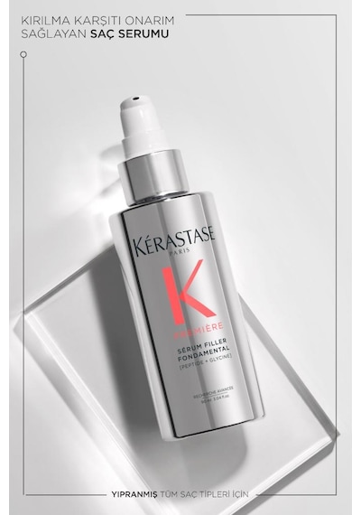 Kerastase Premiere Serum Filler Fondamental Elektriklenme Karşıtı Onarım Sağlayan Saç Serumu 90 Ml