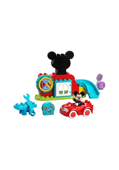 2+ Yaş İçin Disney Mickey Fare Kulüp Evi Ve Araba Seti