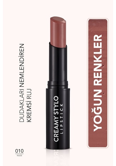 Flormar Yarı Parlak Stick Ruj- Creamy Stylo Lipstick -010 Nude-8682536013703