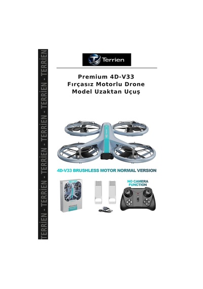Premium 4d-v33 Fırçasız Motorlu Drone Model Uzaktan Uçuş