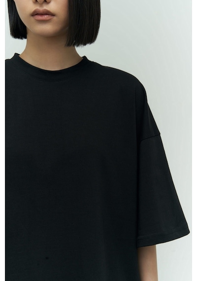 Flood Of Style Need Money Siyah Oversize