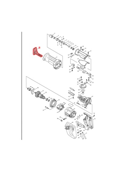 Makita JR3050T Ayak Ürün Kodu 165396-7