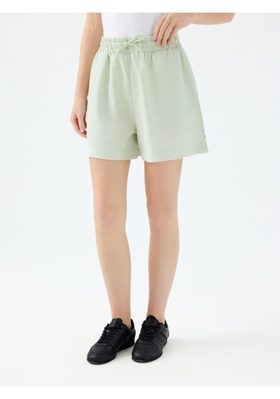 Regular Fit Kadın Şort Mint Yeşili