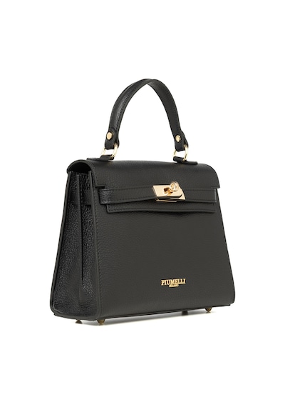 D28 Black Portföy Çantası Kadın Katıa Piumelli Milano Bag D28 Black