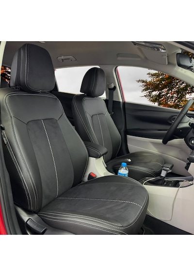Hyundai İ20 Uyumlu Araca Özel Oto Koltuk Kılıfı 158543 Siyah
