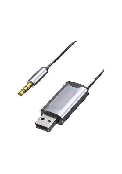 Araba Ses Sistemi İçin Usb - 3,5 Mm Jack İle Bluetooth Adaptörü, Sbc/aac Kod Çözme, Dayanıklı Aux Alıcısı Destekler