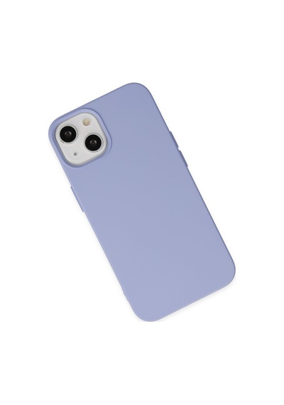Apple Uyumlu iPhone 14 Plus Uyumlu Kılıf Nano İçi Kadife Silikon - Lila