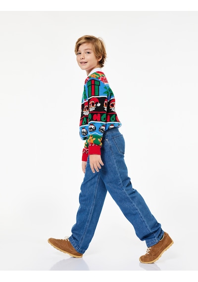 Koton Pamuklu Rahat Kesim Denim Pantolon Orta İndigo 6wkb40002td İndigo
