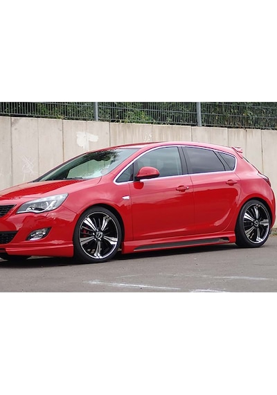 Opel Astra J HB Rieger Marşpiyel Seti Mat Siyah Plastik 2009-2014